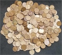 400 Wheat Pennies from Estate Hoard