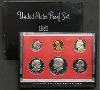 1981 US Mint Proof Set w/ SBA Dollar