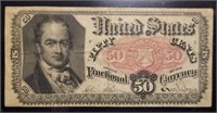1874 Fractional Currency 50 Cent Banknote