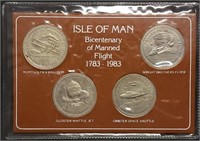 1983 Isle of Man Manned Flight Crown Set