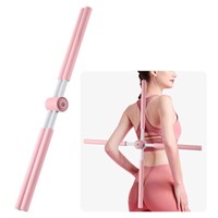 Pink Back Posture Corrector, Yoga Stretching Tool