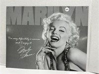 Marilyn Monroe Tin Sign 13 x 16 "