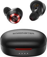 Monster Achieve 100 AirLinks Wireless Earbuds, Bla