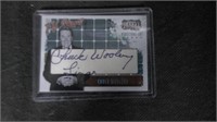 CHUCK WOOLERY SIGNED CARD