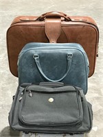 3 pieces of mismatched Luggage - Good shape!