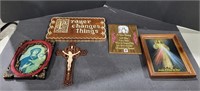 Various Religious Plaques