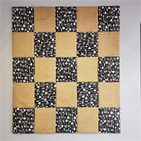 25 piece Fabric Covered Corkboard - 51 in x 60 in
