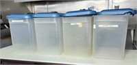 4 Sterlite Containers w Lids