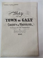 TOWNSHIP OF NORTH DUMFRIES MAP 1867