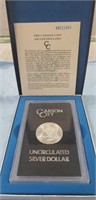 Carson City Uncirculated Silver Dollar (1884)