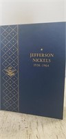 Book Of Jefferson Nickels 1938-1964 (Partial