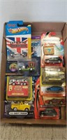 Tray Of 9 Assorted Toy Cars