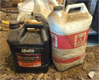 (5) Jugs of Engine Oil & Hydraulic Fluid