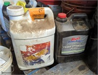 (7) Jugs Hyd Fluid, Coolant, Bar Oil, PS Fluid