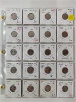 38 10 CENT NICKEL COINS; 1968-2013, MS63- PL66*