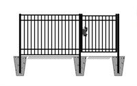 EMC Wrought Iron Fencing W/Gate