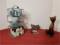 Espresso Coffee Cups with Display Rack,