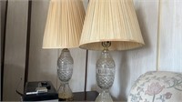 (2) 5x30 crystal Lamps