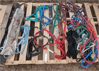 PONY HALTERS & LEADS, MANY, & BREAST STRAP