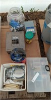 BUNDLE OF MISC ELECTRICAL BOXES, & SUPPLIES