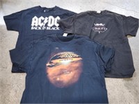 AC/DC, Creed & Boston T-Shirts