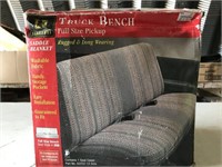 Saddleman bench seat cover for full size pickup