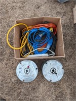 BUNDLE OF ELECTRICAL CORDS & WIRE