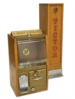 1950's Baby Grand Gumball/Victor Card Dispenser
