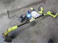 Ryobi weed wacker w battery and charger