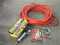 air hose and tools