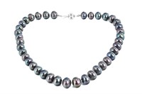 BLACK TAHITIAN SOUTH SEA PEARL NECKLACE