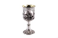 VICTORIAN ENGLISH SILVER GOBLET, 232g