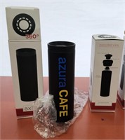 2 Axle Thermal Tumblers, Azura Cafe Branded