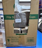 21 Packs Compostable Coffee Cup Sleeves