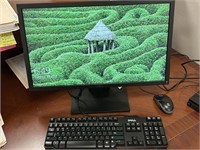 Dell Monitor and Keyboard with Mouse