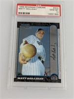 1999 Bowman Chrome Matt Holliday RC #400 PSA 10