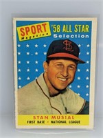 1958 Topps #476 Stan Musial (All Star)