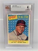 1958 Topps #476 Stan Musial All Star BVG 4