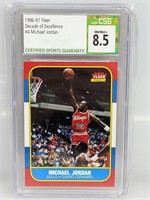 1996-97 Fleer Michael Jordan #4 CSG 8.5 HOF