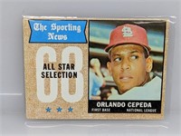 1968 Topps All Star Selection Orlando Cepeda #362