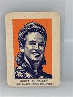 1952 Wheaties Gretchen Fraser Skiing