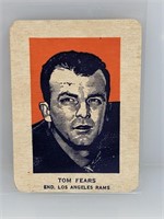 1952 Wheaties Tom Fears HOF Football Card