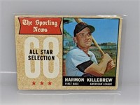 1968 Topps All Star Selection Harmon Killebrew