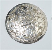 Forstner Canada Sterling Silver Engraved Brooch