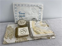 Linen Tablecloth, Napkins, Coasters, Sheet, etc...