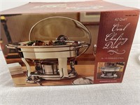 4.2 Qt Oval Chafing Dish (In box) - 18/10