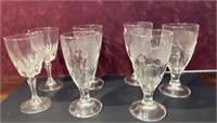 (7) Pieces Vintage Pattern Glass,Crystal etc