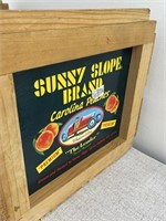Sunny Slope Peach Ad Crate