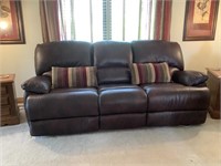 Flex Steel  leather Couch