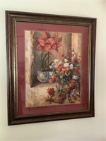 floral wall picture